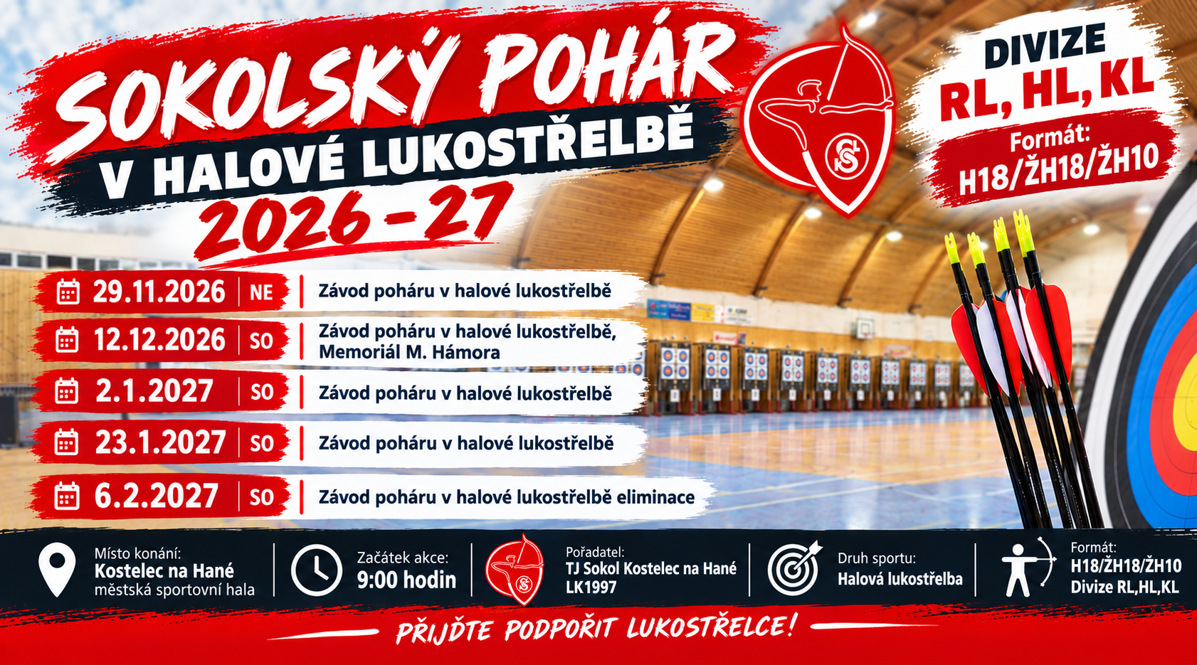 Sokolský pohár v halové lukostřelbě